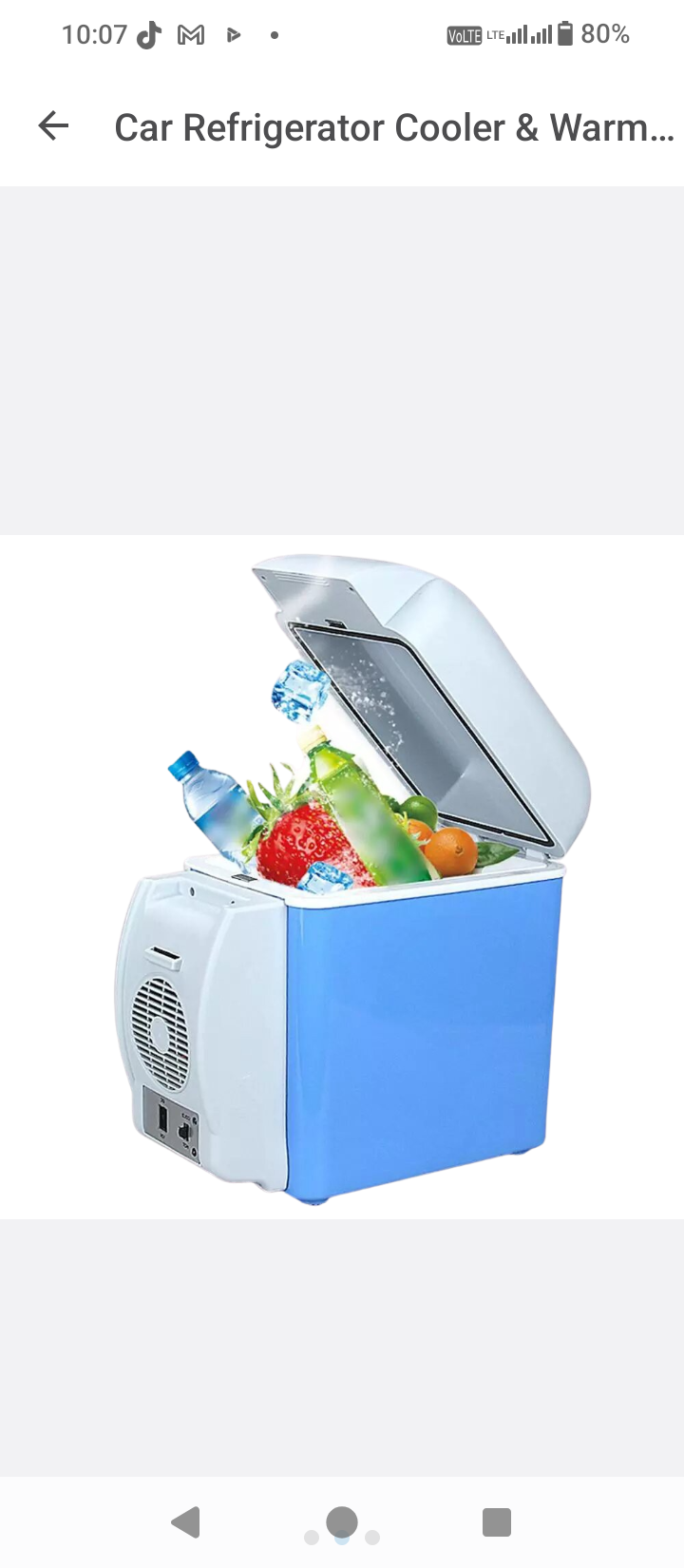 7.5L Car Refrigerator Cooler & Warmer